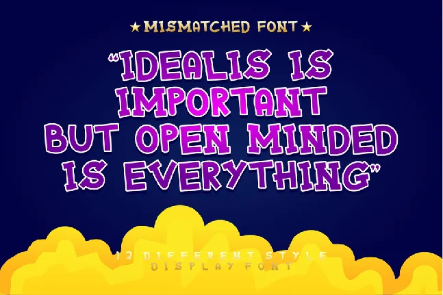 Mixy Missy font