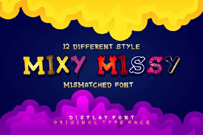 Mixy Missy font