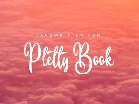 Pletty Book font