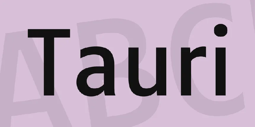 Tauri font