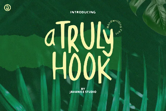 a Truly Hook font