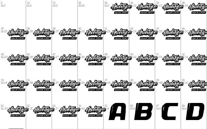 GrandSwiftDemo font