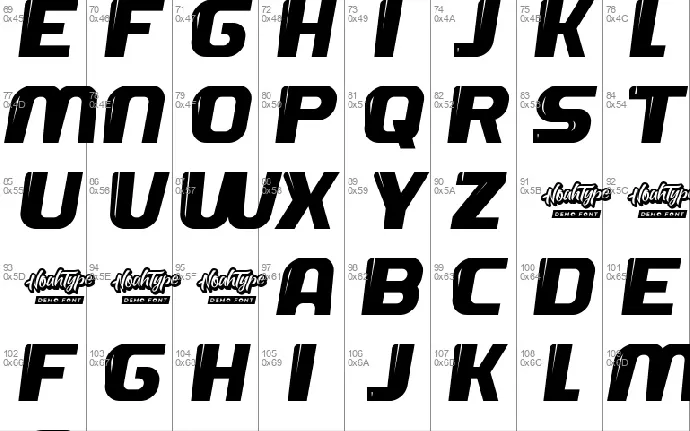 GrandSwiftDemo font