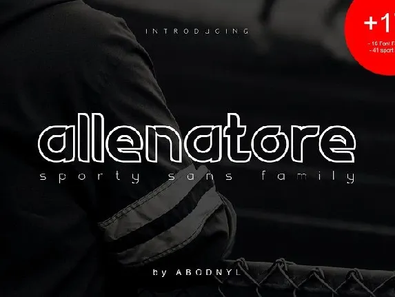 Allenatore Family font