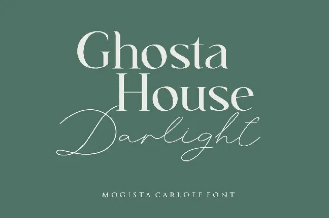 Mogista Carlofe Duo font