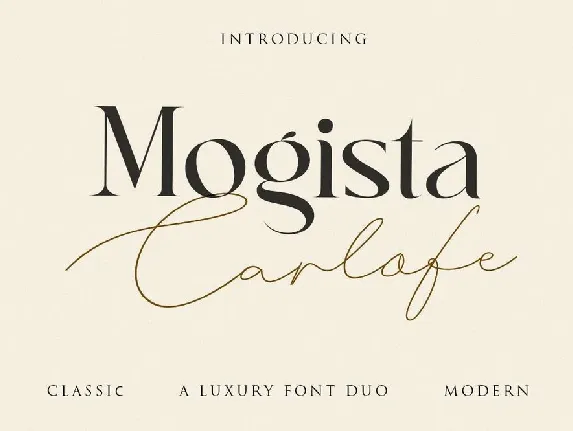 Mogista Carlofe Duo font