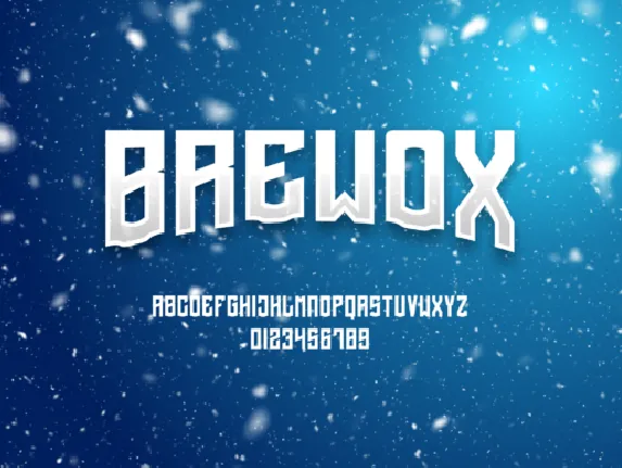 Brewox font