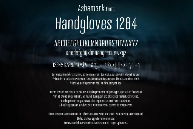 Ashemark font