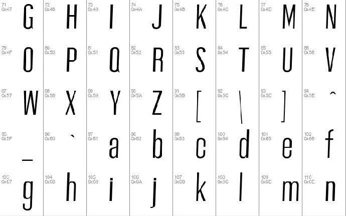 Ashemark font