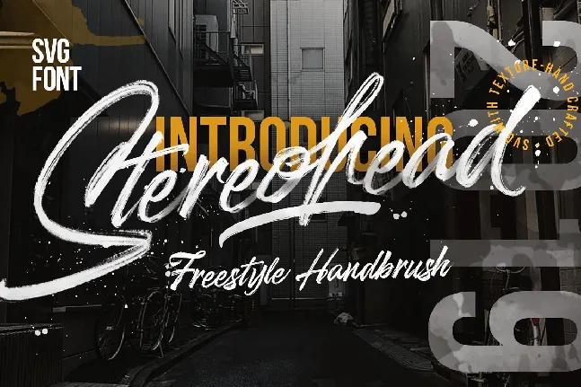 Stereohead Brush font