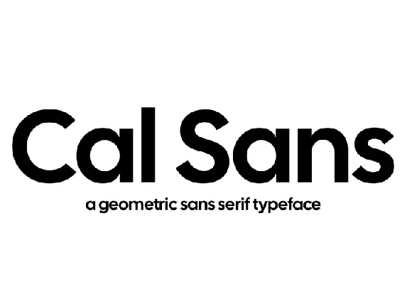 Cal Sans font