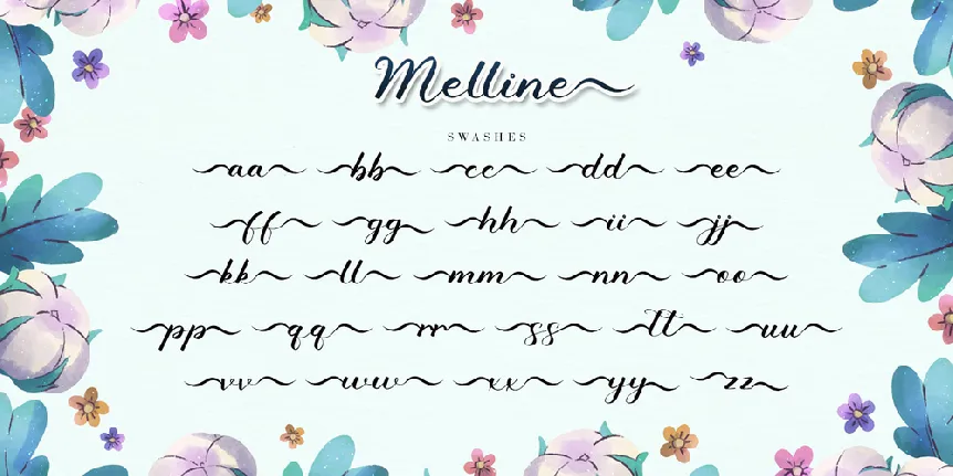 Melline font