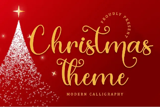 Christmas Theme - Personal Use font