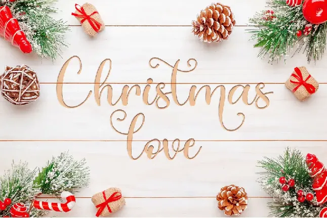 Christmas Theme - Personal Use font