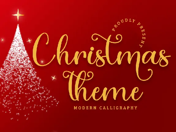 Christmas Theme - Personal Use font