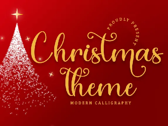 Christmas Theme - Personal Use font