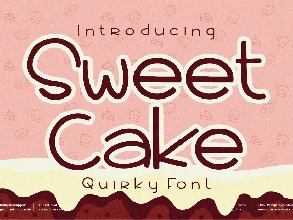 Sweet Cake font