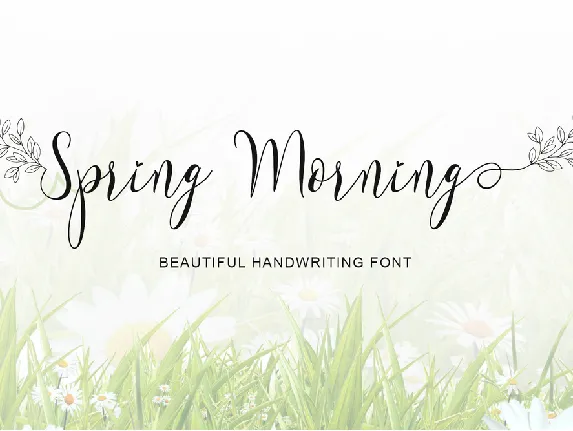 Spring Morning font