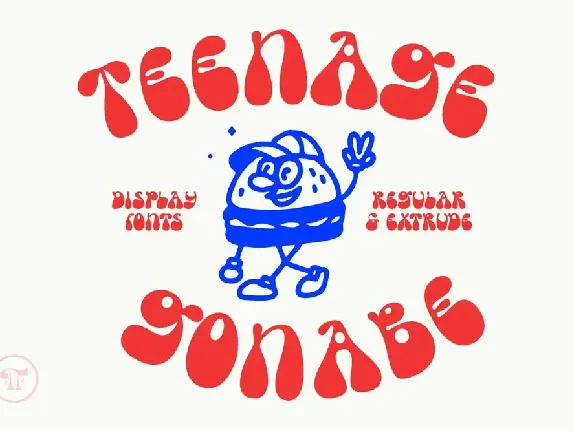 Teenage Gonabe Demo font