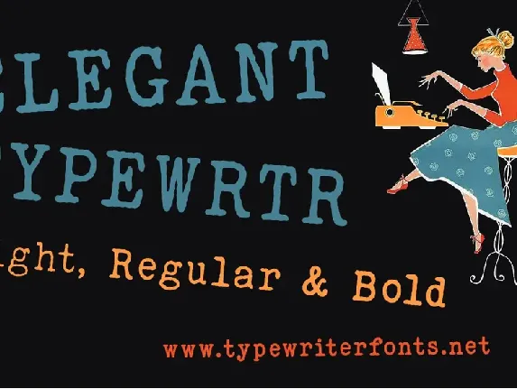 ELEGANT TYPEWRITER font