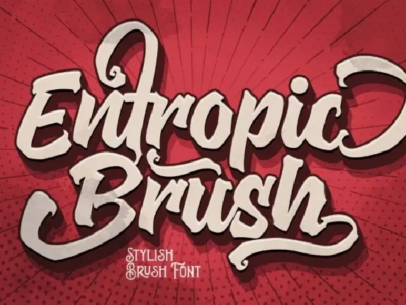 Entropic Brush font