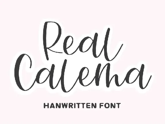 Real Calema font