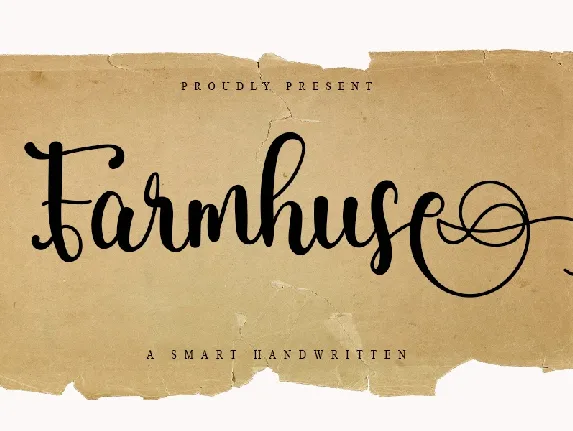 Farmhouse Typeface font