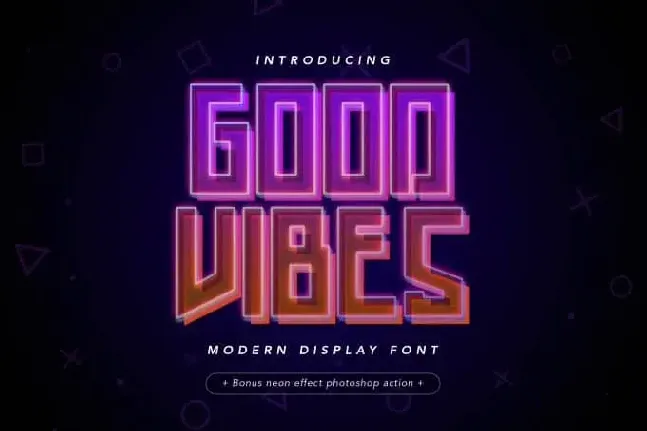 Good Vibes Display font