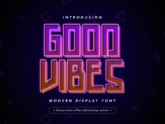 Good Vibes Display font