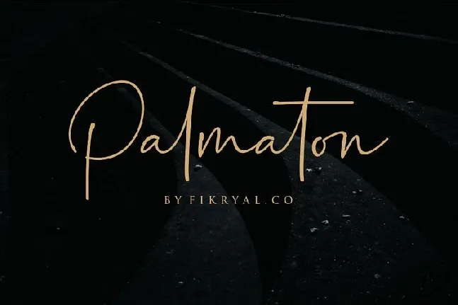 Palmaton Handwritten font