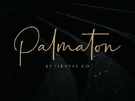 Palmaton Handwritten font