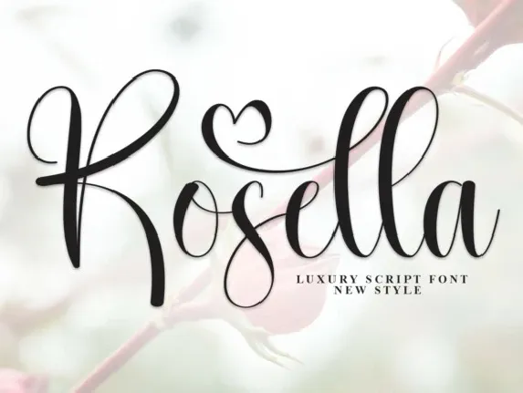 Rosella Script font