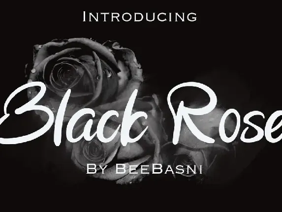 Black Rose font