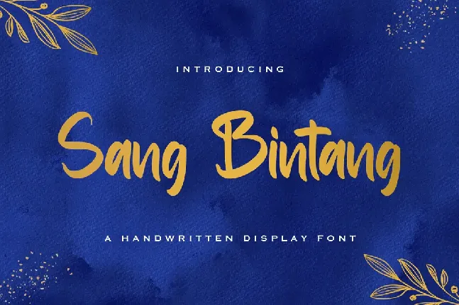 Sang Bintang font