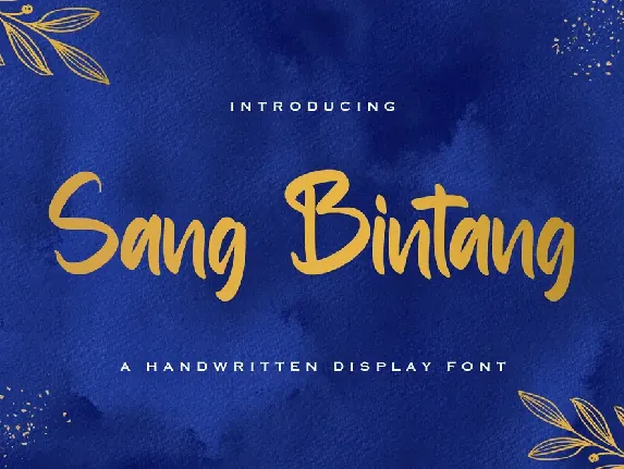 Sang Bintang font