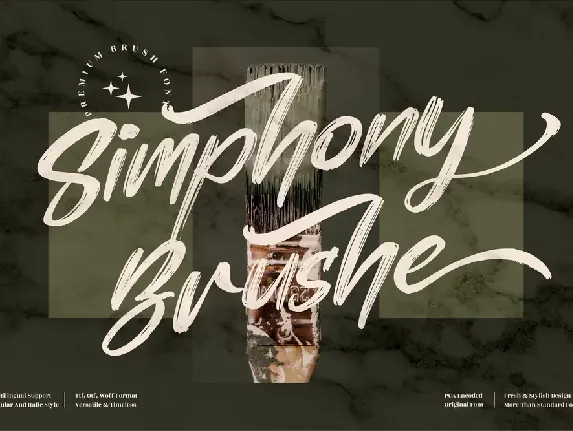 Simphony Brushe font