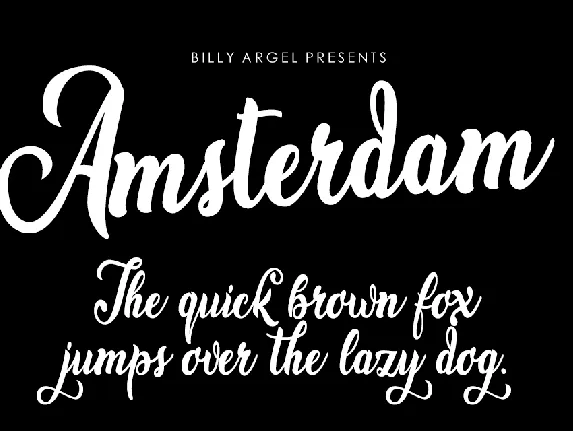 Amsterdam font