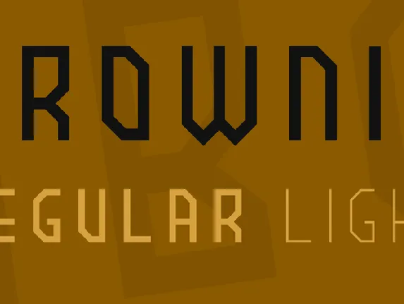 BROWNIE font