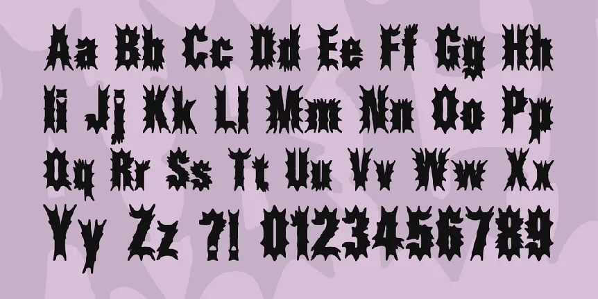 Aftermath BRK font