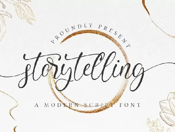 Storytelling font