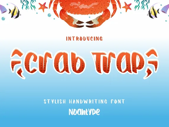 Crab Trap font