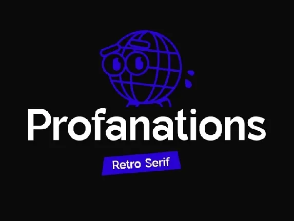 Profanations Family font