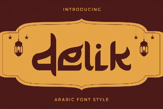 Delik font