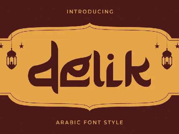 Delik font