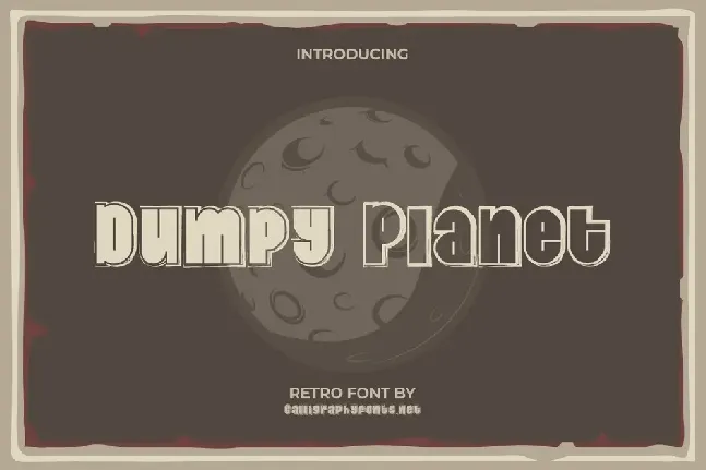 Dumpy Planet Demo font