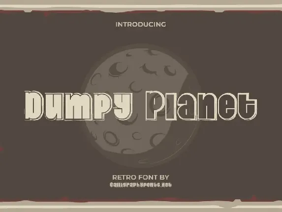 Dumpy Planet Demo font