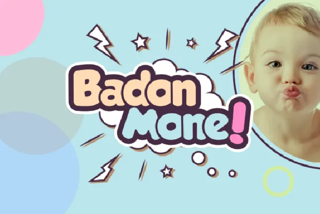 Badon Mone font