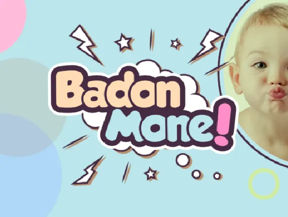 Badon Mone font