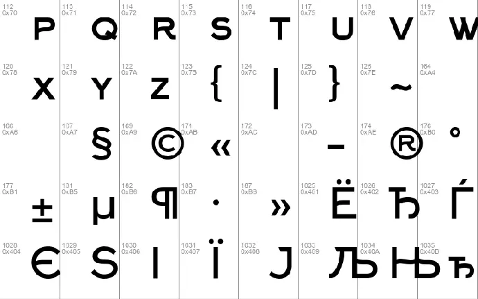 Arkhip font