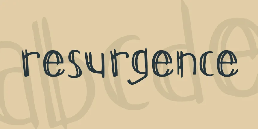 Resurgence font